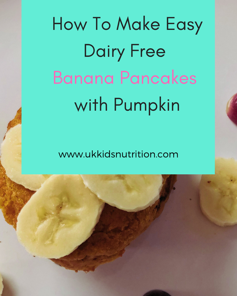 banana pancakes, diary free