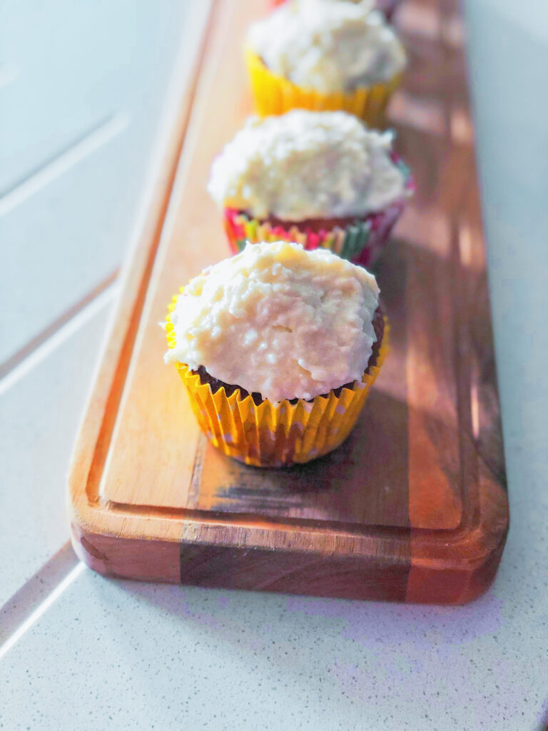 Pineapple and coconut party cupcakes recipe (dairy free)