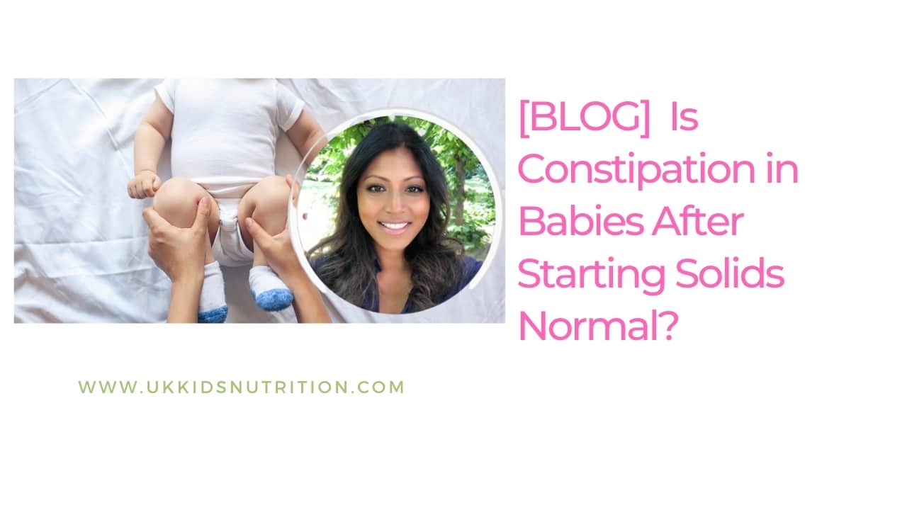 constipation in babies after starting solids