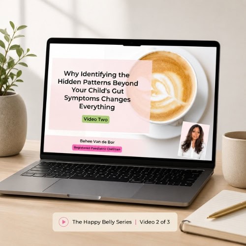 Free video series on children's gut health from paediatric dietitian Bahee Van de Bor