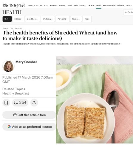 Shredded Wheat | The Telegraph