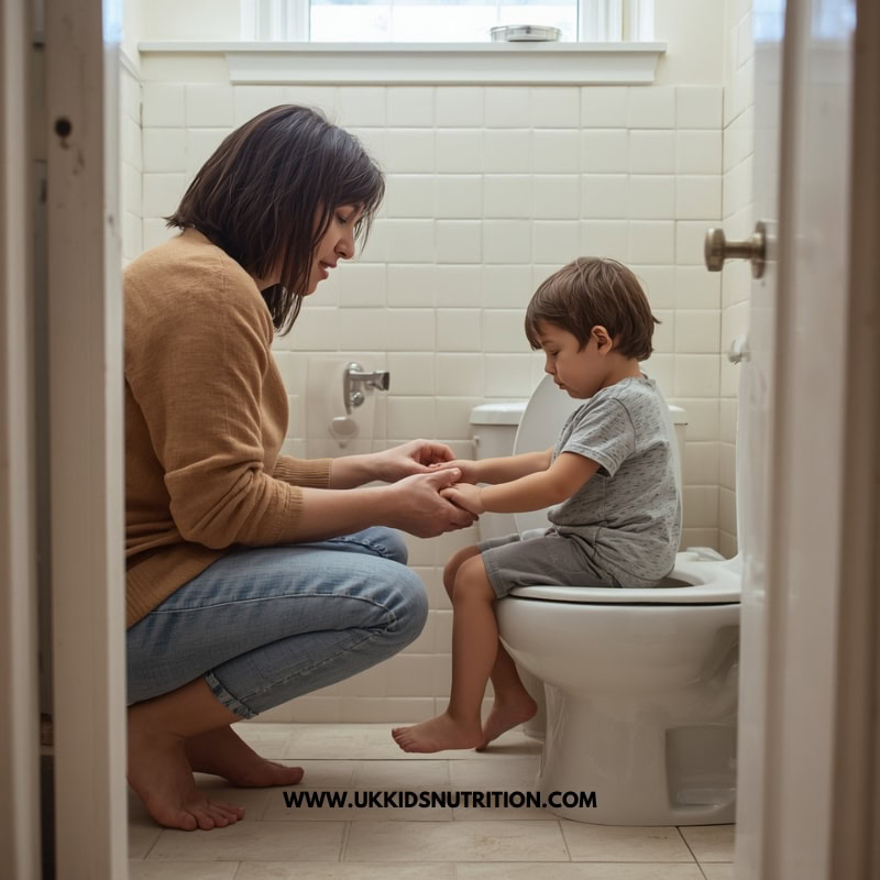 toddler scared to poo